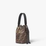 FENDI Mon Tresor Brown leather mini-bag - Image 4